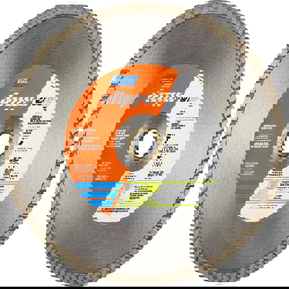 Wet & Dry Cut Saw Blade: 7