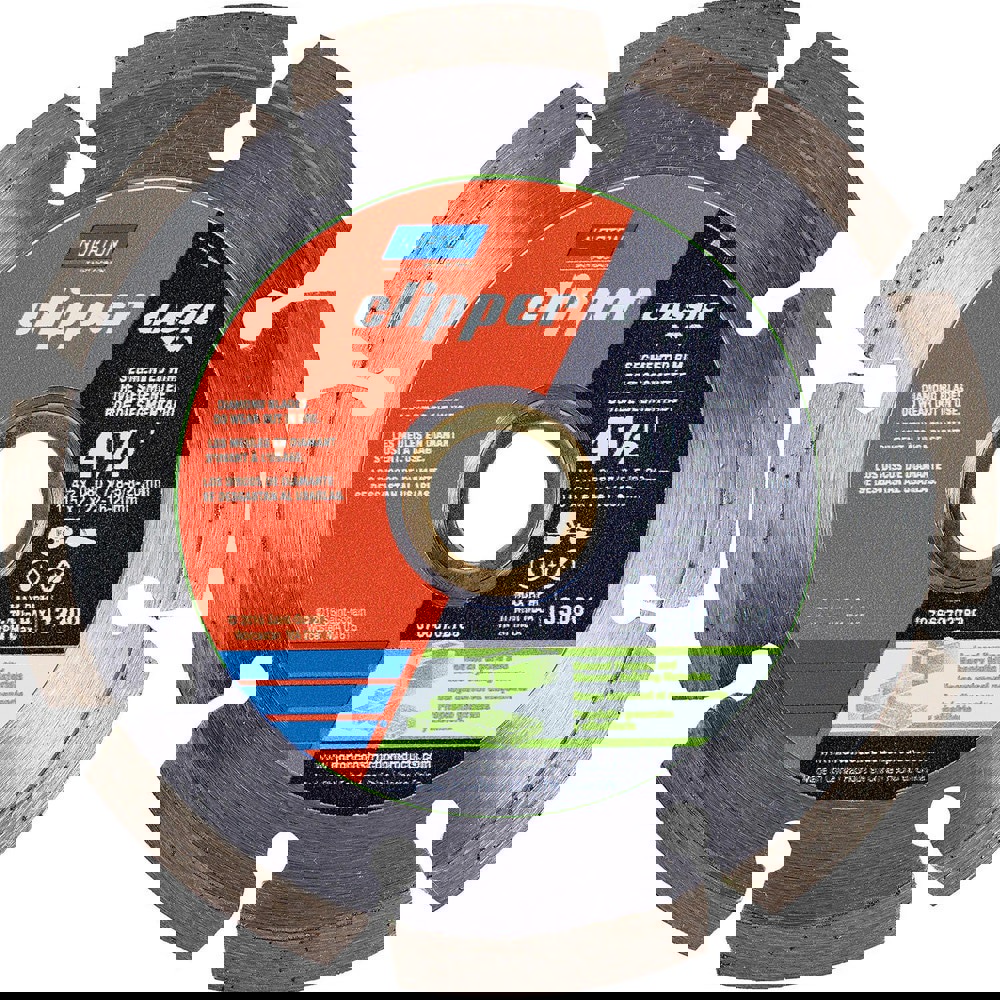 Wet & Dry Cut Saw Blade: 4-1/2