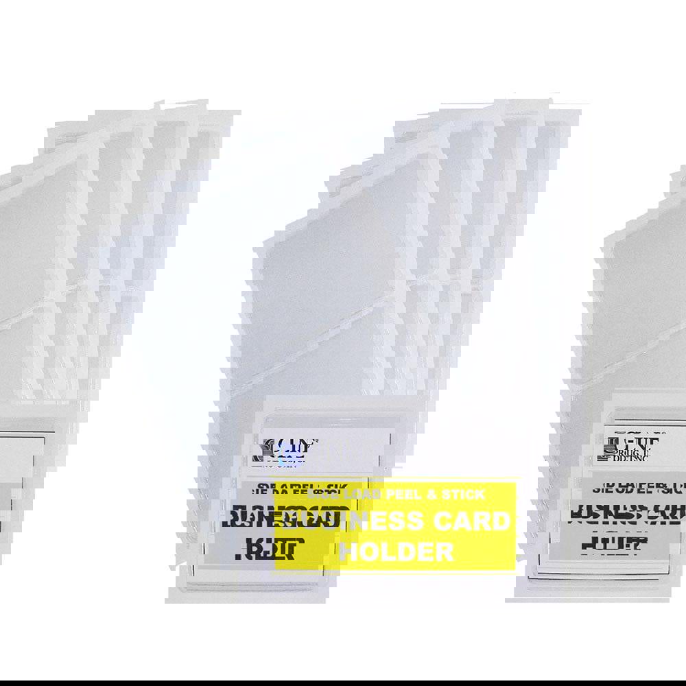 10 Pc Business Card & ID Protector: Clear