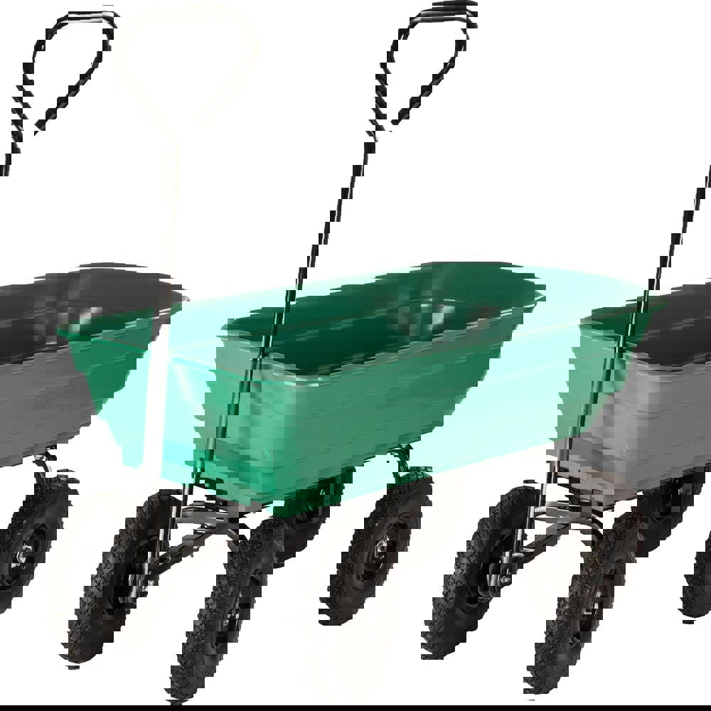 Wheelbarrows; Volume Capacity: 4.0ft3 ; Load Capacity: 600 ; Wheel Type: Flat-Free Wheel ; Handle Material: Steel ; Wheel Material: Polyurethane ; Tray Material: Polypropylene