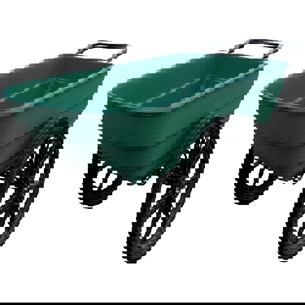 Wheelbarrows; Volume Capacity: 5.0ft3 ; Load Capacity: 350 ; Wheel Type: Flat-Free Wheel ; Handle Material: Steel ; Wheel Material: Polyurethane ; Tray Material: Polypropylene