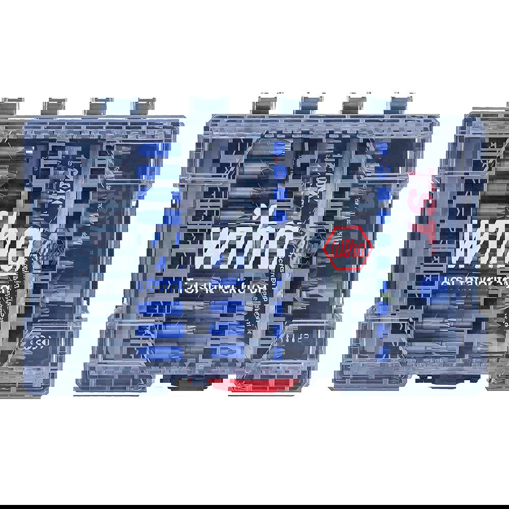 Power & Impact Screwdriver Bit Sets; Set Type: Pro Impact Power Bit Set ; Bit Type: Impact Rated Square; Impact Ready Square; Magnetic Nutsetter; Phillips/Square; Phillips/Torx ; Point Type: Phillips; Square; Torx; Nut Setters