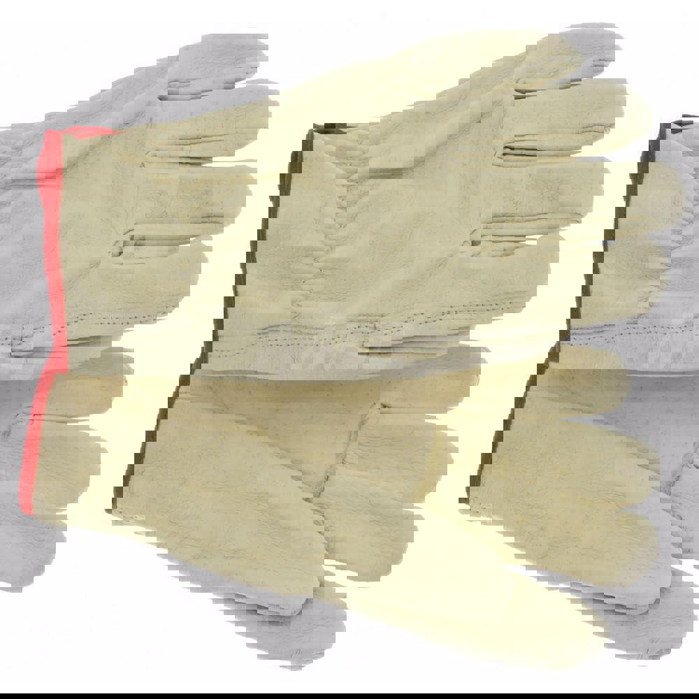 Work Gloves: PRO-SAFE Size Small, Not Lined, Pigskin