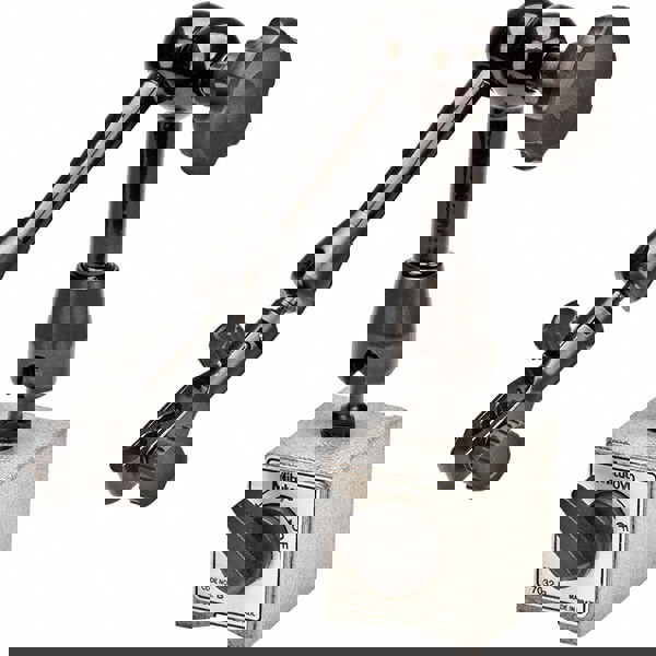 Magnetic Indicator Base: 50 mm Base Length, 50 mm Base Width, 55 mm Base Height, with On, Off Switch