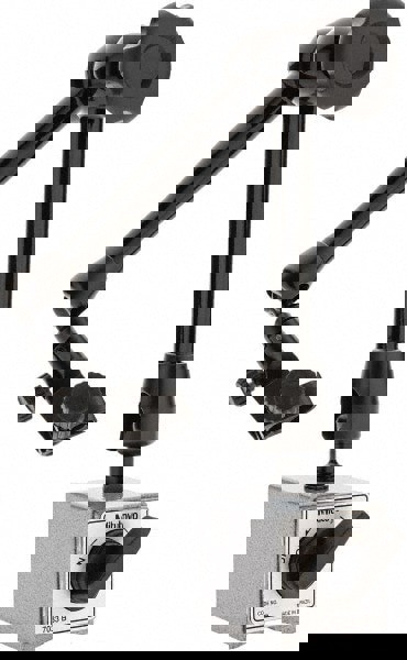 Magnetic Indicator Base: 55 mm Base Length, 50 mm Base Width, 60 mm Base Height, with On, Off Switch