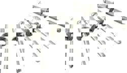 Open End Blind Rivet: Large Flange Head, Stainless Steel Body, Stainless Steel Mandrel