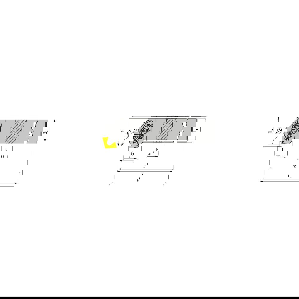 Indexable Turning Toolholders; Toolholder Style: DCKNR ; Lead Angle: 75.000 ; Insert Holding Method: Wedge ; Shank Width (mm): 25.00 ; Shank Height (mm): 25.00 ; Overall Length (mm): 152.9000