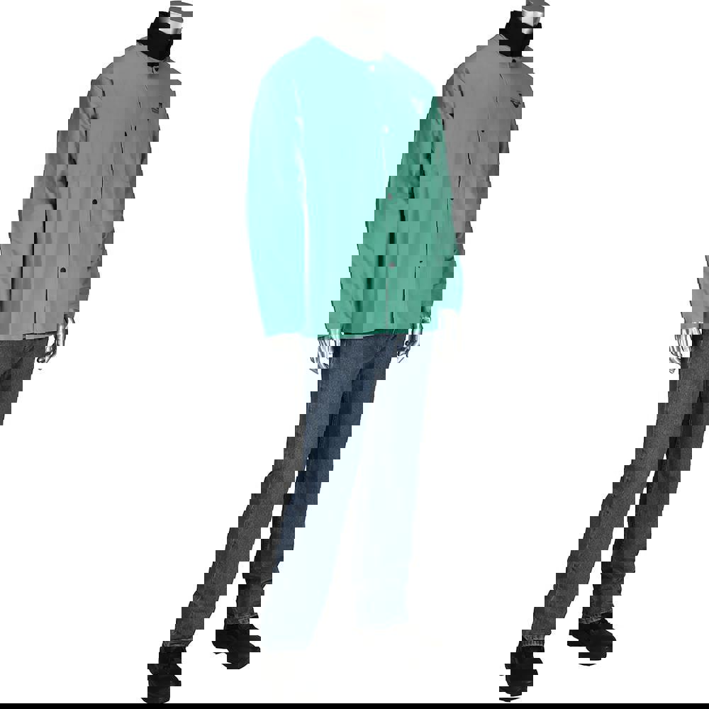 Jacket: Fire-Resistant & Welding, Size Small, Cotton