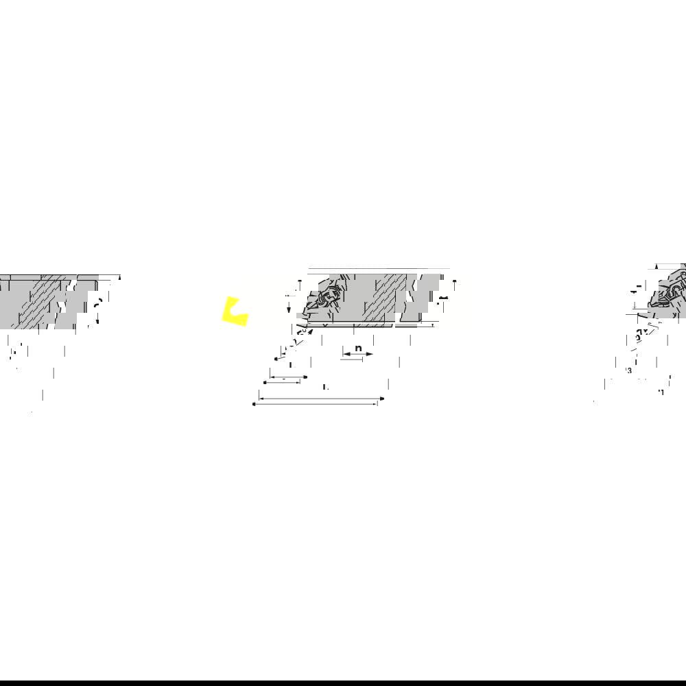 Indexable Turning Toolholders; Toolholder Style: DSBNR ; Lead Angle: 75.000 ; Insert Holding Method: Wedge ; Shank Width (mm): 20.00 ; Shank Height (mm): 20.00 ; Overall Length (mm): 125.0000