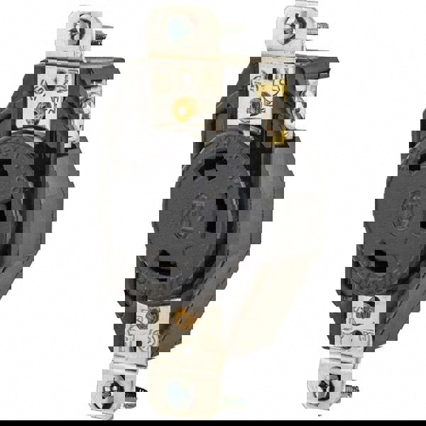 Twist Lock Receptacles; Receptacle/Part Type: Receptacle; Gender: Female; NEMA Configuration: L5-30R; Flange Style: No Flange; Amperage: 30 A; Voltage: 125 V ac; Number Of Poles: 2; Number Of Wires: 3; Maximum Cord Diameter: 24.10 mm; Resistance Features: