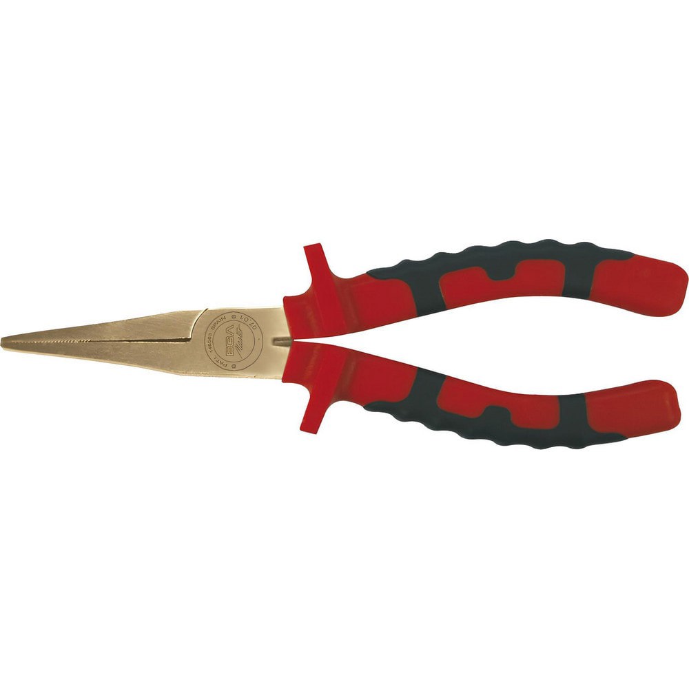Long Nose Pliers; Pliers Type: Long Nose Pliers ; Jaw Texture: Serrated ; Jaw Length (mm): 56.00 ; Jaw Width (mm): 18.00 ; Jaw Bend: 0 ; Handle Type: Ergonomic; Non-Slip