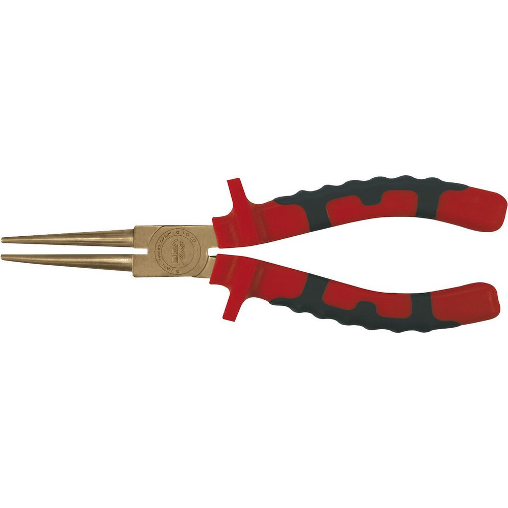 Long Nose Pliers; Pliers Type: Round Nose Pliers ; Jaw Texture: Smooth ; Jaw Length (mm): 42.00 ; Jaw Width (mm): 13.00 ; Jaw Bend: 0 ; Handle Type: Ergonomic; Non-Slip