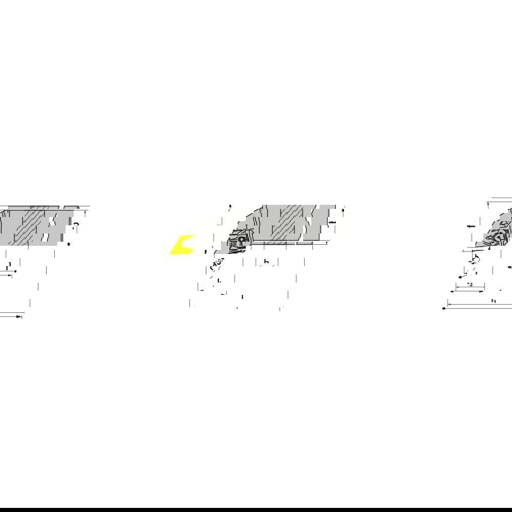 Indexable Turning Toolholders; Toolholder Style: DDJNR ; Lead Angle: 93.000 ; Insert Holding Method: Wedge ; Shank Width (mm): 20.00 ; Shank Height (mm): 20.00 ; Overall Length (mm): 125.0000