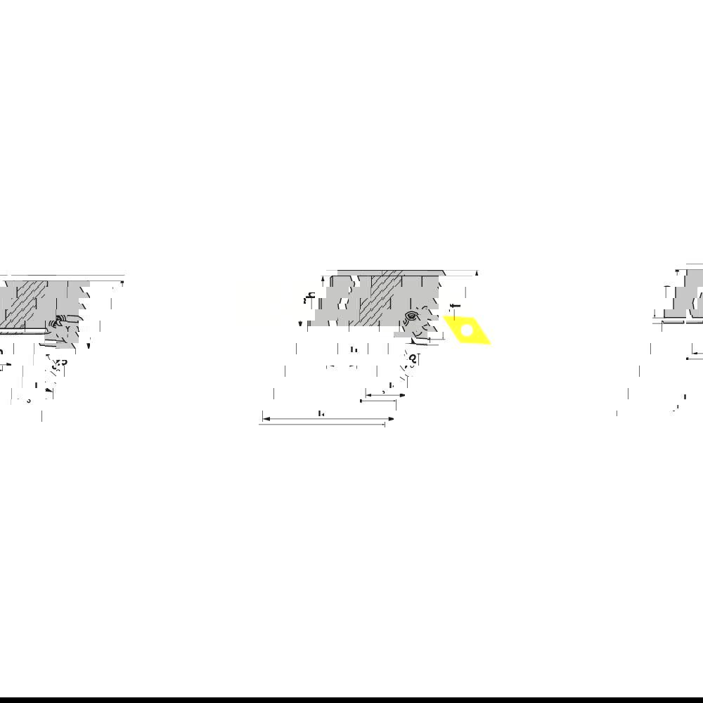 Indexable Turning Toolholders; Toolholder Style: PDJNL ; Lead Angle: 93.000 ; Insert Holding Method: Lever ; Shank Width (mm): 32.00 ; Shank Height (mm): 32.00 ; Overall Length (mm): 170.0000