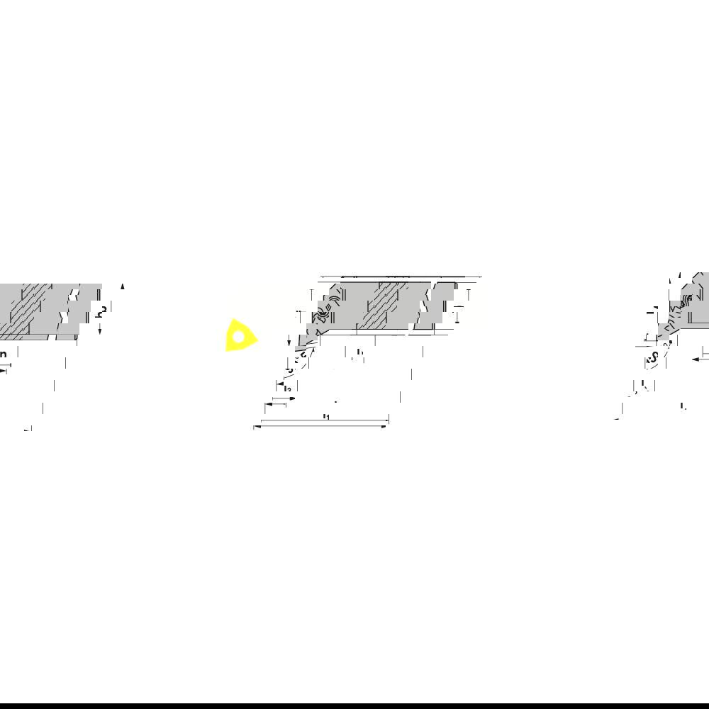 Indexable Turning Toolholders; Toolholder Style: PWLNR ; Lead Angle: 95.000 ; Insert Holding Method: Lever ; Shank Width (mm): 16.00 ; Shank Height (mm): 16.00 ; Overall Length (mm): 100.0000