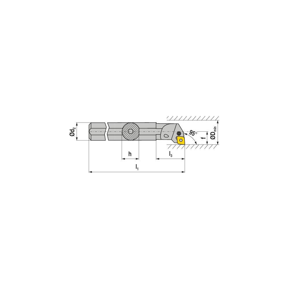 Indexable Boring Bars; Minimum Bore Diameter (mm): 50.00 ; Maximum Bore Depth (Decimal Inch): 2.3622 ; Toolholder Style: PCLNL ; Tool Material: Steel ; Shank Diameter (Decimal Inch): 40.0000 ; Shank Diameter (mm): 40.00