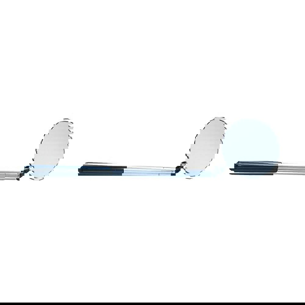 Telescoping Inspection Mirror: Round, Glass Mirror, Vinyl Handle