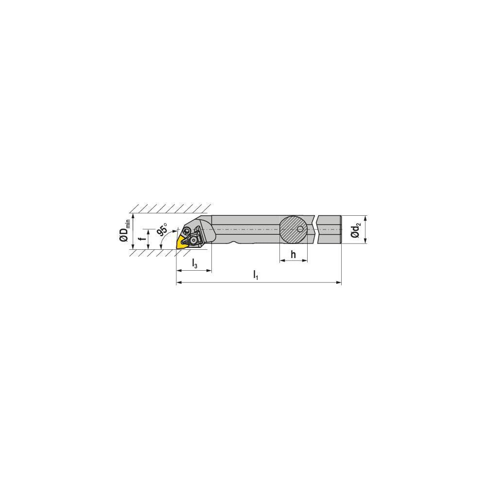Indexable Boring Bars; Minimum Bore Diameter (mm): 40.00 ; Maximum Bore Depth (Decimal Inch): 1.5748 ; Toolholder Style: DWLNR ; Tool Material: Steel ; Shank Diameter (Decimal Inch): 32.0000 ; Shank Diameter (mm): 32.00