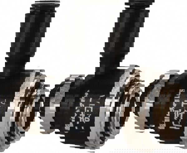 Air Flow Control Valve: Compact Meter Out Flow Control, Tube x BSPP, 10mm Tube OD