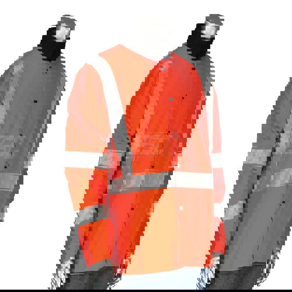 Jacket: Flame-Resistant & Welding, Size 2X-Large, Sateen Cotton