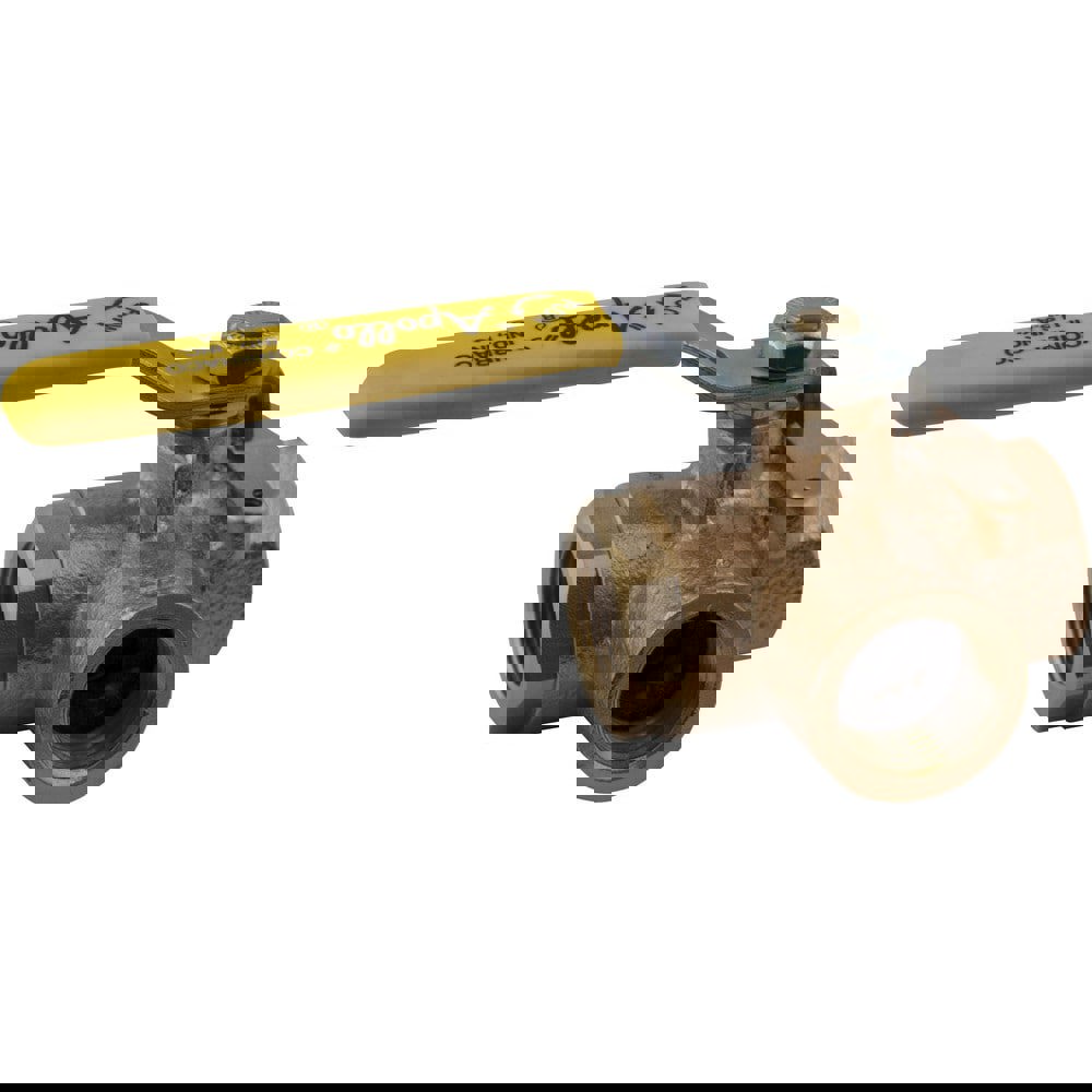 Diversion Manual Ball Valve: 1-1/2