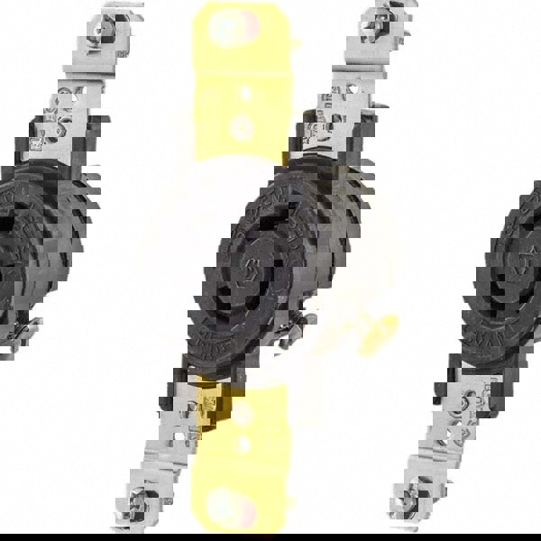 Twist Lock Receptacles; Receptacle/Part Type: Receptacle; Gender: Female; NEMA Configuration: L6-15R; Flange Style: No Flange; Amperage: 15 A; Voltage: 250 V ac; Number Of Poles: 2; Number Of Wires: 3; Maximum Cord Diameter: 16.60 mm; Resistance Features: