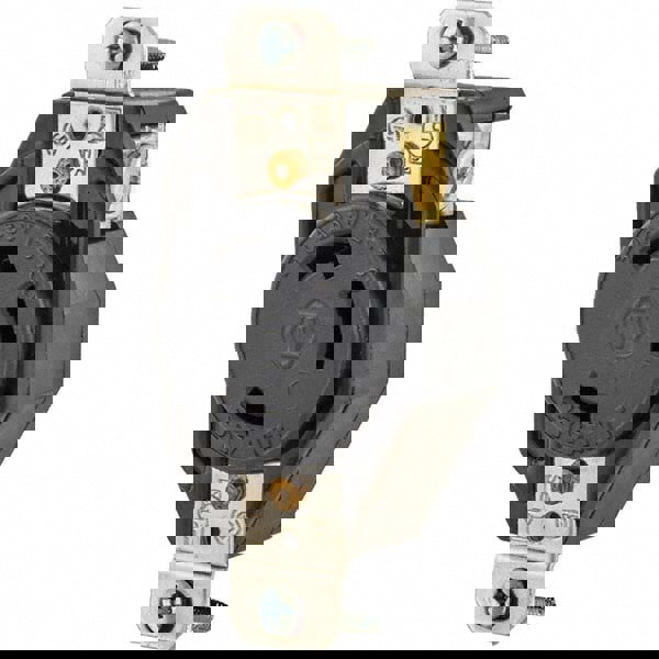 Twist Lock Receptacles; Receptacle/Part Type: Receptacle; Gender: Female; NEMA Configuration: L6-30R; Flange Style: No Flange; Amperage: 30 A; Voltage: 250 V ac; Number Of Poles: 2; Number Of Wires: 3; Maximum Cord Diameter: 24.10 mm; Resistance Features: