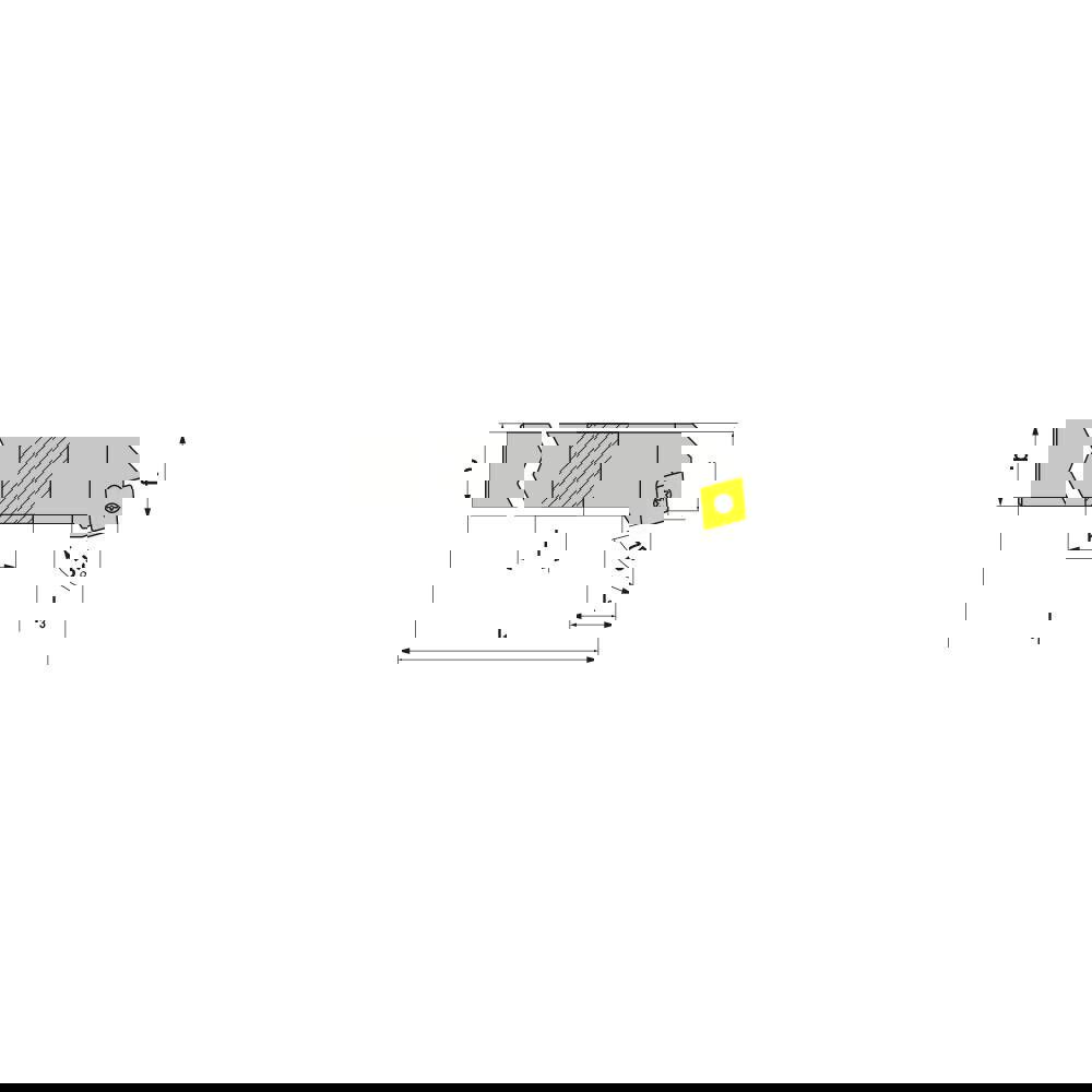 Indexable Turning Toolholders; Toolholder Style: SCRCL ; Lead Angle: 75.000 ; Insert Holding Method: Screw ; Shank Width (mm): 12.00 ; Shank Height (mm): 12.00 ; Overall Length (mm): 80.0000