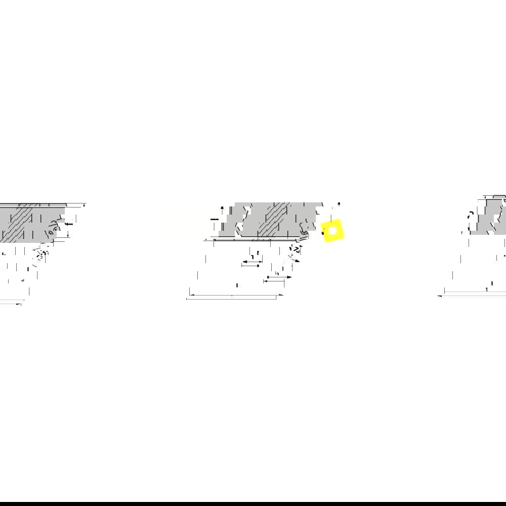 Indexable Turning Toolholders; Toolholder Style: SSBCL ; Lead Angle: 75.000 ; Insert Holding Method: Screw ; Shank Width (mm): 16.00 ; Shank Height (mm): 16.00 ; Overall Length (mm): 100.0000