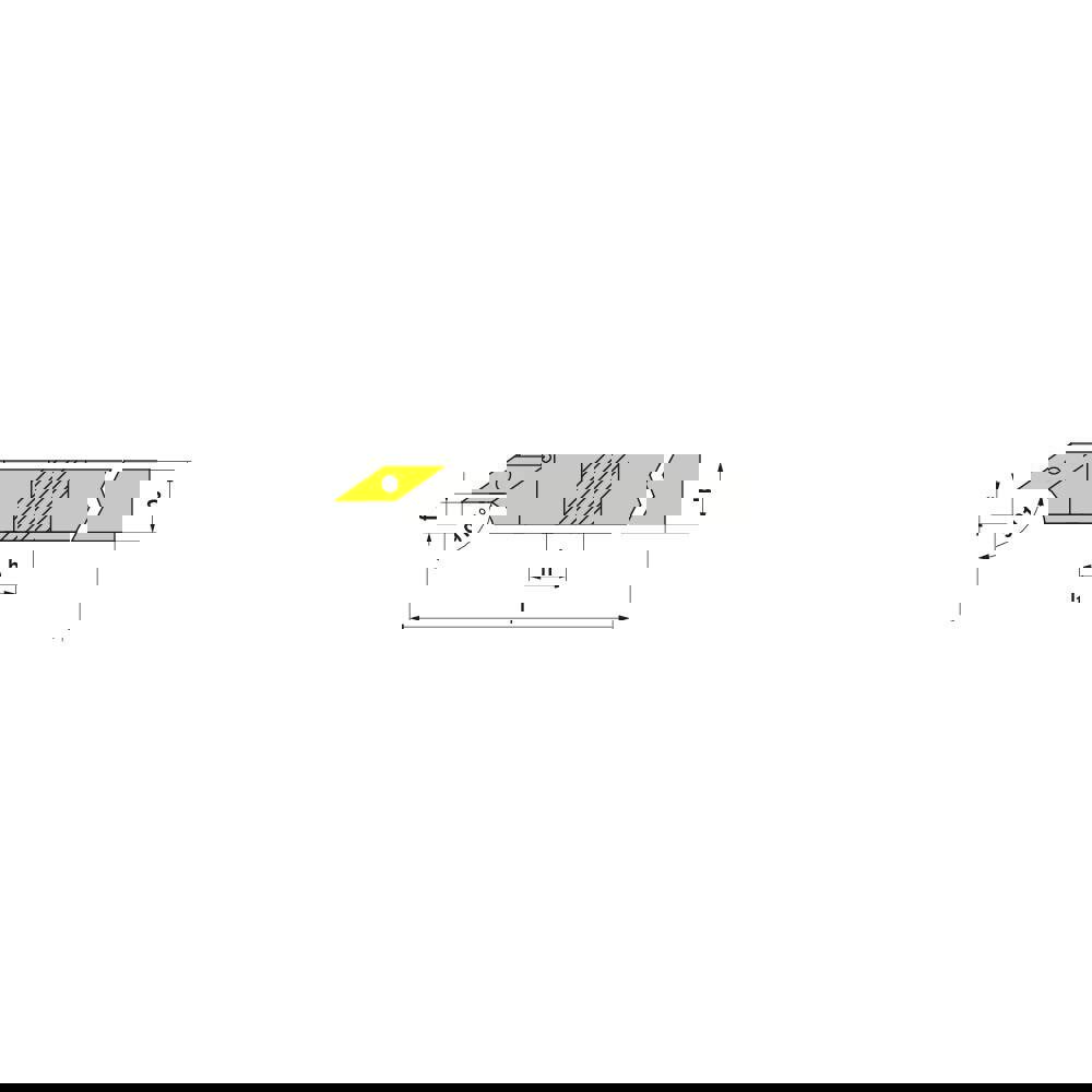 Indexable Turning Toolholders; Toolholder Style: SVXCR ; Lead Angle: 91.000 ; Insert Holding Method: Screw ; Shank Width (mm): 20.00 ; Shank Height (mm): 20.00 ; Overall Length (mm): 125.0000
