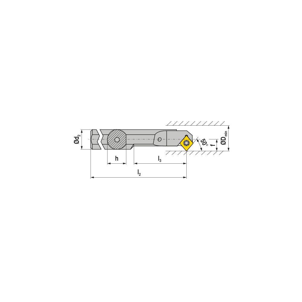Indexable Boring Bars; Minimum Bore Diameter (mm): 10.50 ; Maximum Bore Depth (Decimal Inch): 0.7874 ; Toolholder Style: SCMCL ; Tool Material: Steel ; Shank Diameter (Decimal Inch): 8.0000 ; Shank Diameter (mm): 8.00