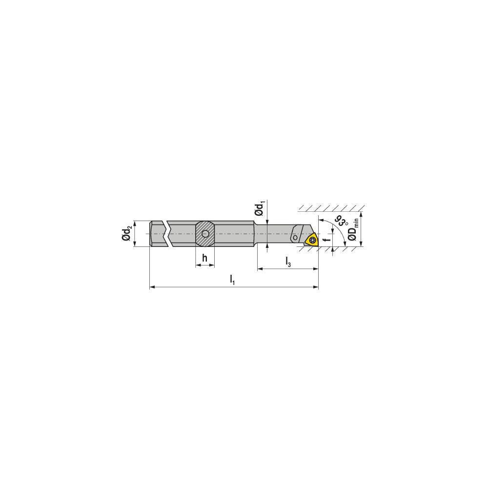 Indexable Boring Bars; Minimum Bore Diameter (mm): 7.80 ; Maximum Bore Depth (mm): 32.00 ; Toolholder Style: SWUCL ; Tool Material: Steel ; Shank Diameter (Decimal Inch): 8.0000 ; Shank Diameter (mm): 8.00