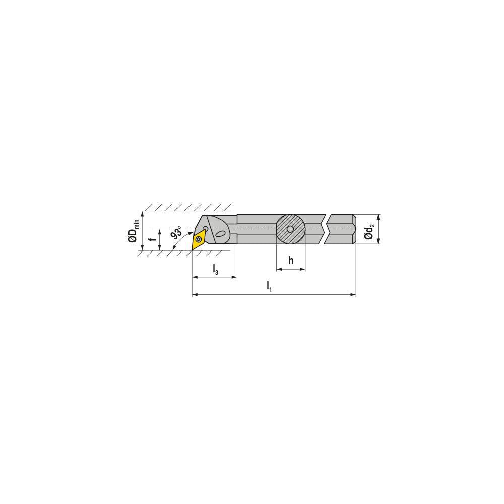 Indexable Boring Bars; Minimum Bore Diameter (mm): 40.00 ; Maximum Bore Depth (mm): 128.00 ; Toolholder Style: SDUCR ; Tool Material: Steel ; Shank Diameter (Decimal Inch): 32.0000 ; Shank Diameter (mm): 32.00