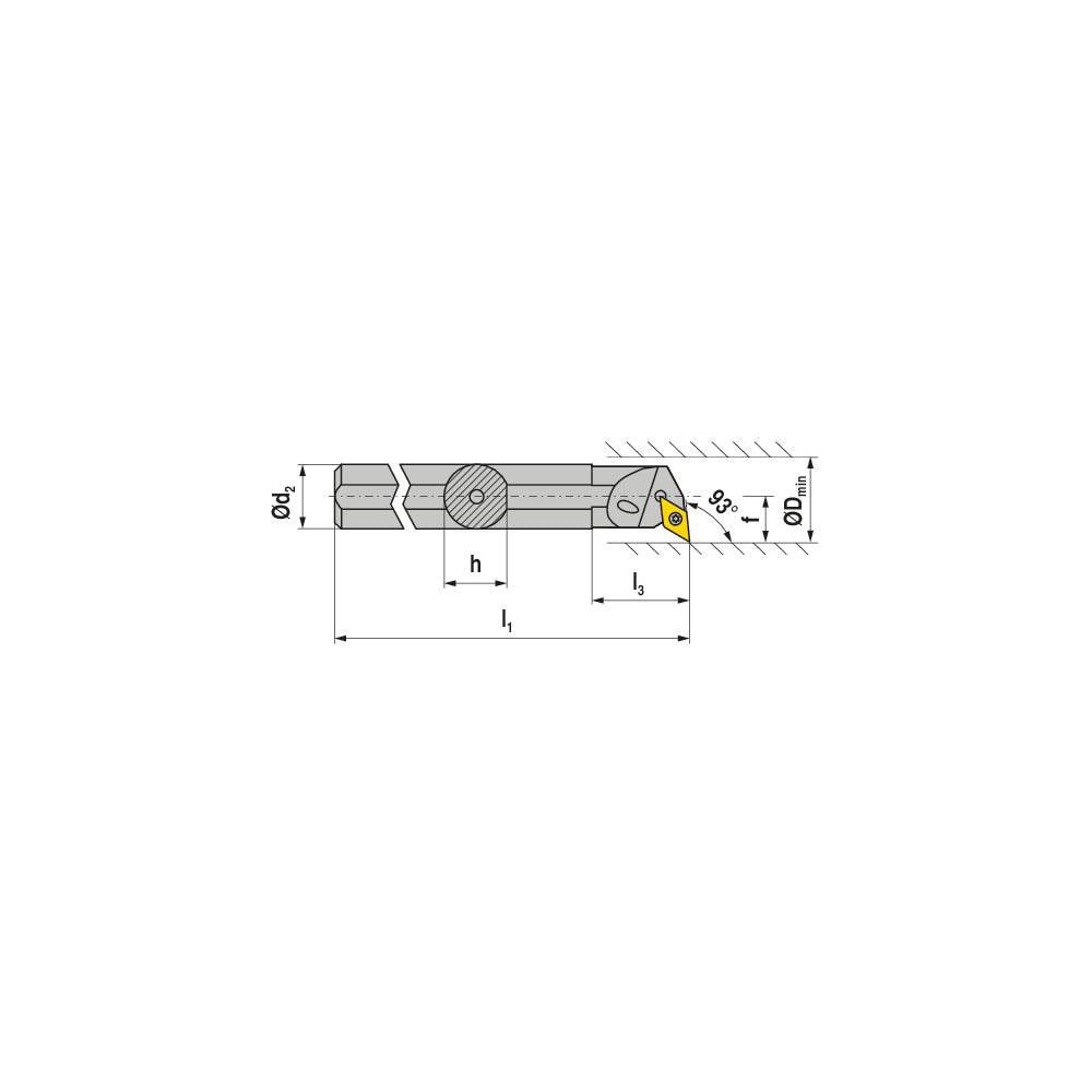Indexable Boring Bars; Minimum Bore Diameter (mm): 18.00 ; Maximum Bore Depth (Decimal Inch): 0.7087 ; Toolholder Style: SDUCL ; Tool Material: Solid Carbide ; Shank Diameter (Decimal Inch): 12.0000 ; Shank Diameter (mm): 12.00