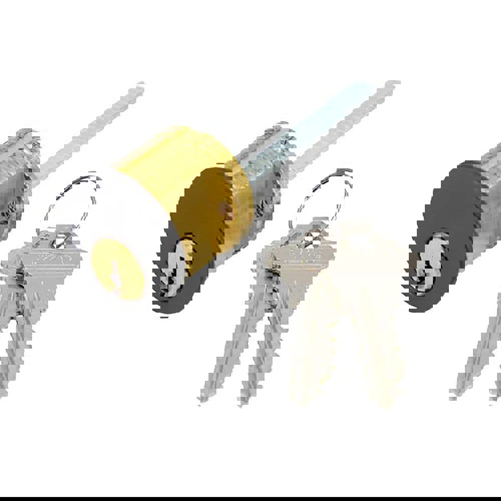 Cylinders; Type: Rim ; Keying: C Keyway ; Material: Brass ; Hand Orientation: Non-Handed ; Cylinder Diameter: 1.125in ; Number Of Pins: 5