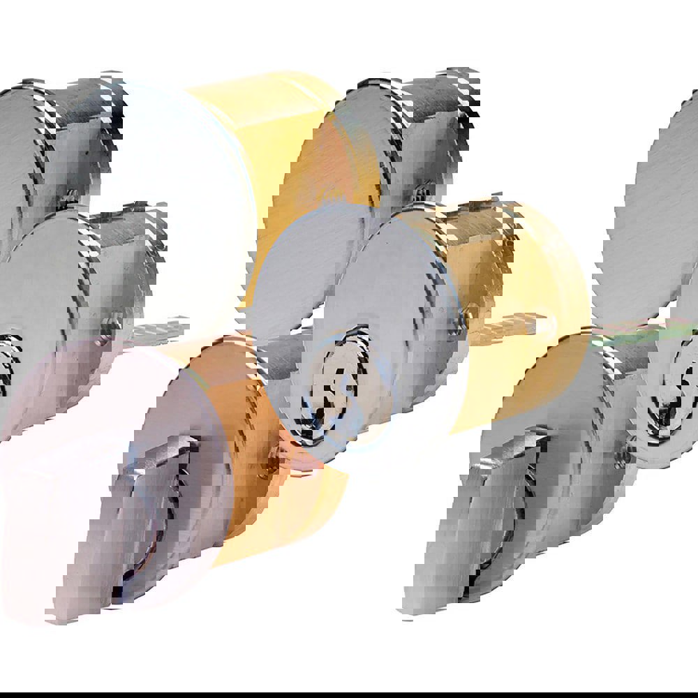 Cylinders; Type: Rim ; Keying: C Keyway ; Material: Brass ; Hand Orientation: Non-Handed ; Cylinder Diameter: 1.125in ; Number Of Pins: 5