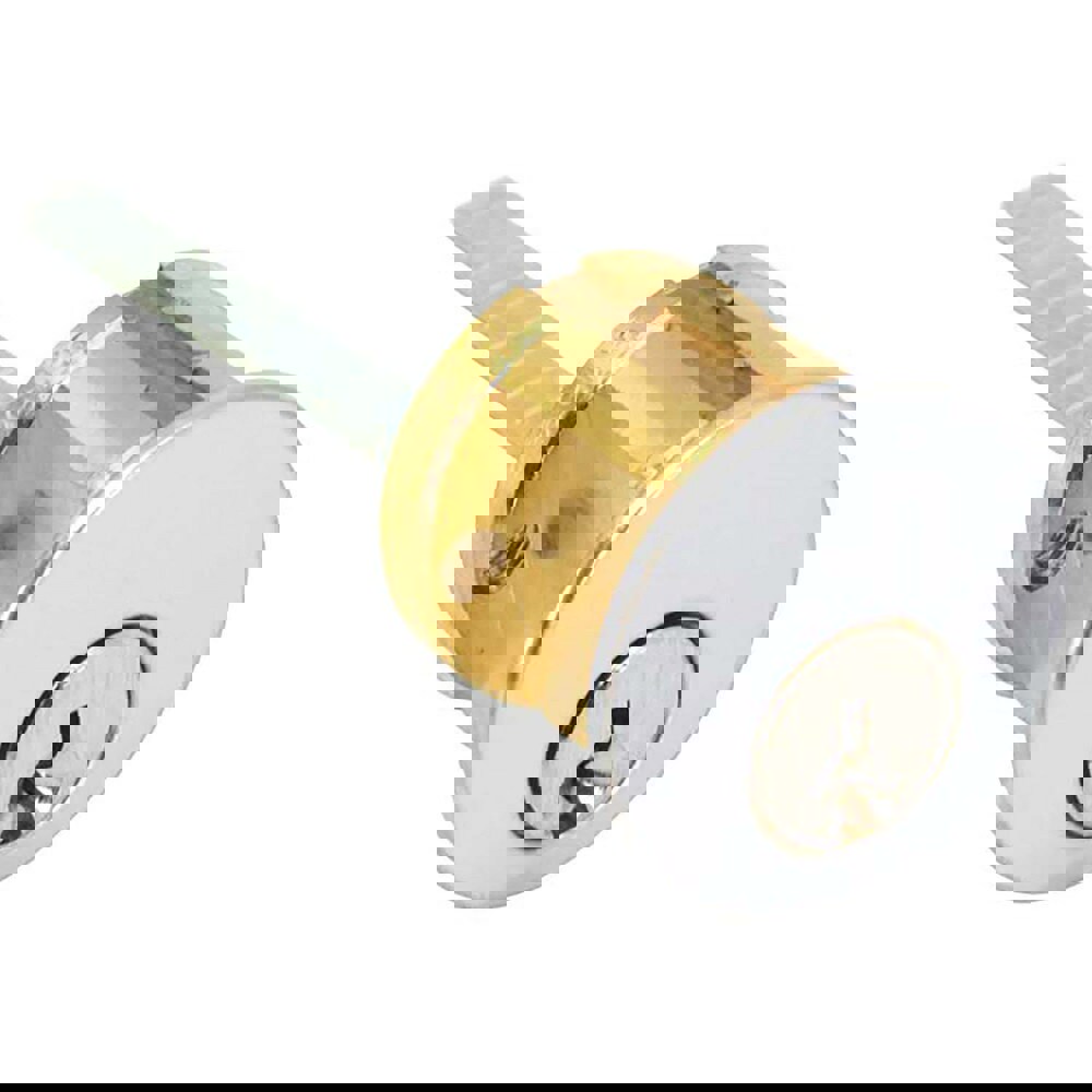 Cylinders; Type: Rim ; Keying: C Keyway ; Material: Brass ; Hand Orientation: Non-Handed ; Finish/Coating: Satin Chrome ; Cylinder Diameter: 1.125in
