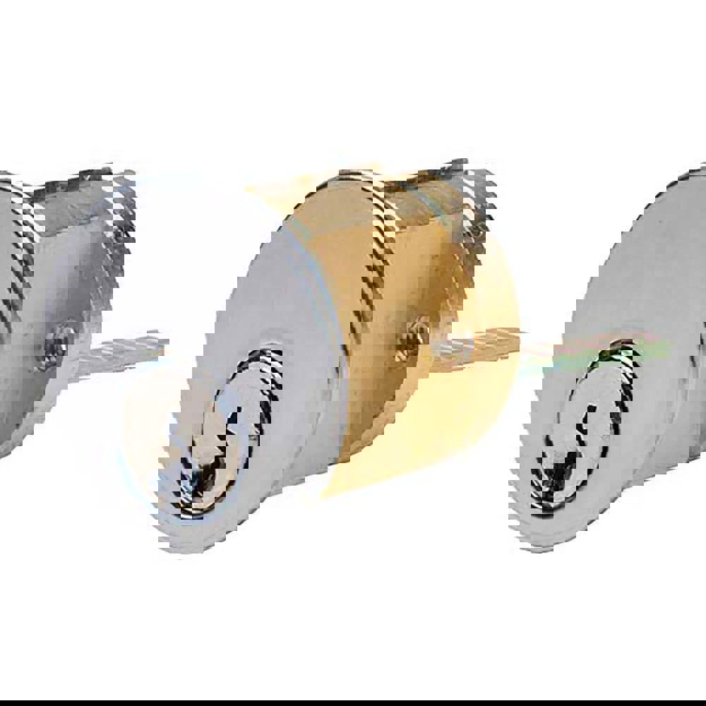 Cylinders; Type: Rim ; Keying: C Keyway ; Material: Brass ; Hand Orientation: Non-Handed ; Finish/Coating: Satin Chrome ; Cylinder Diameter: 1.125in