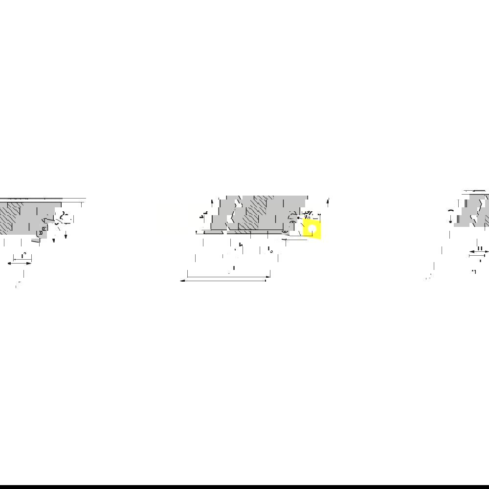 Indexable Turning Toolholders; Toolholder Style: SCFCL ; Lead Angle: 90.000 ; Insert Holding Method: Screw ; Shank Width (mm): 20.00 ; Shank Height (mm): 20.00 ; Overall Length (mm): 125.0000