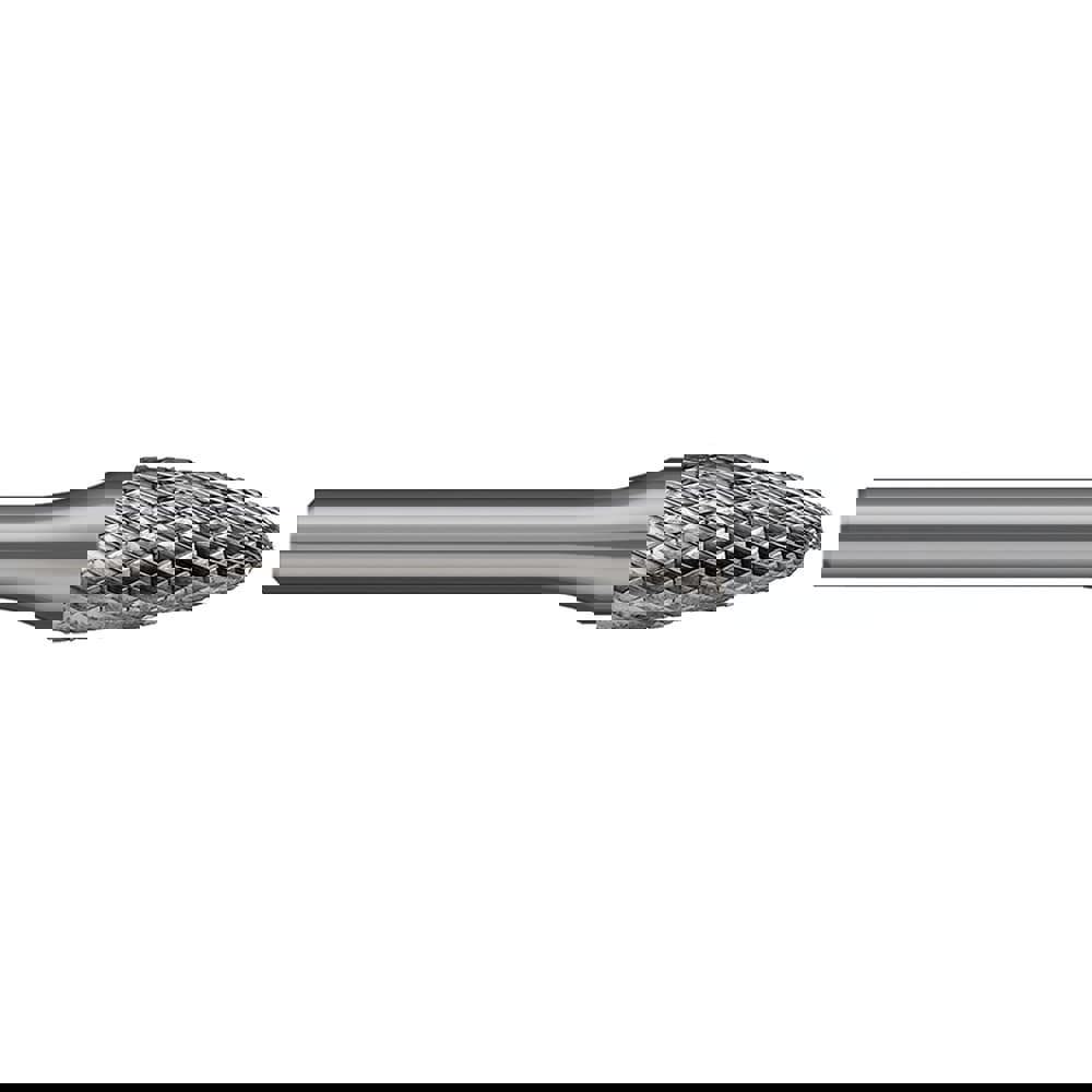 Burrs; Industry Specification: SG-5 ; Head Shape: Tree with Round Nose ; Cutting Diameter (Inch): 1/8 ; Cutting Diameter: 0.1250 ; Tooth Style: Double Cut ; Overall Length (Inch): 1-1/2
