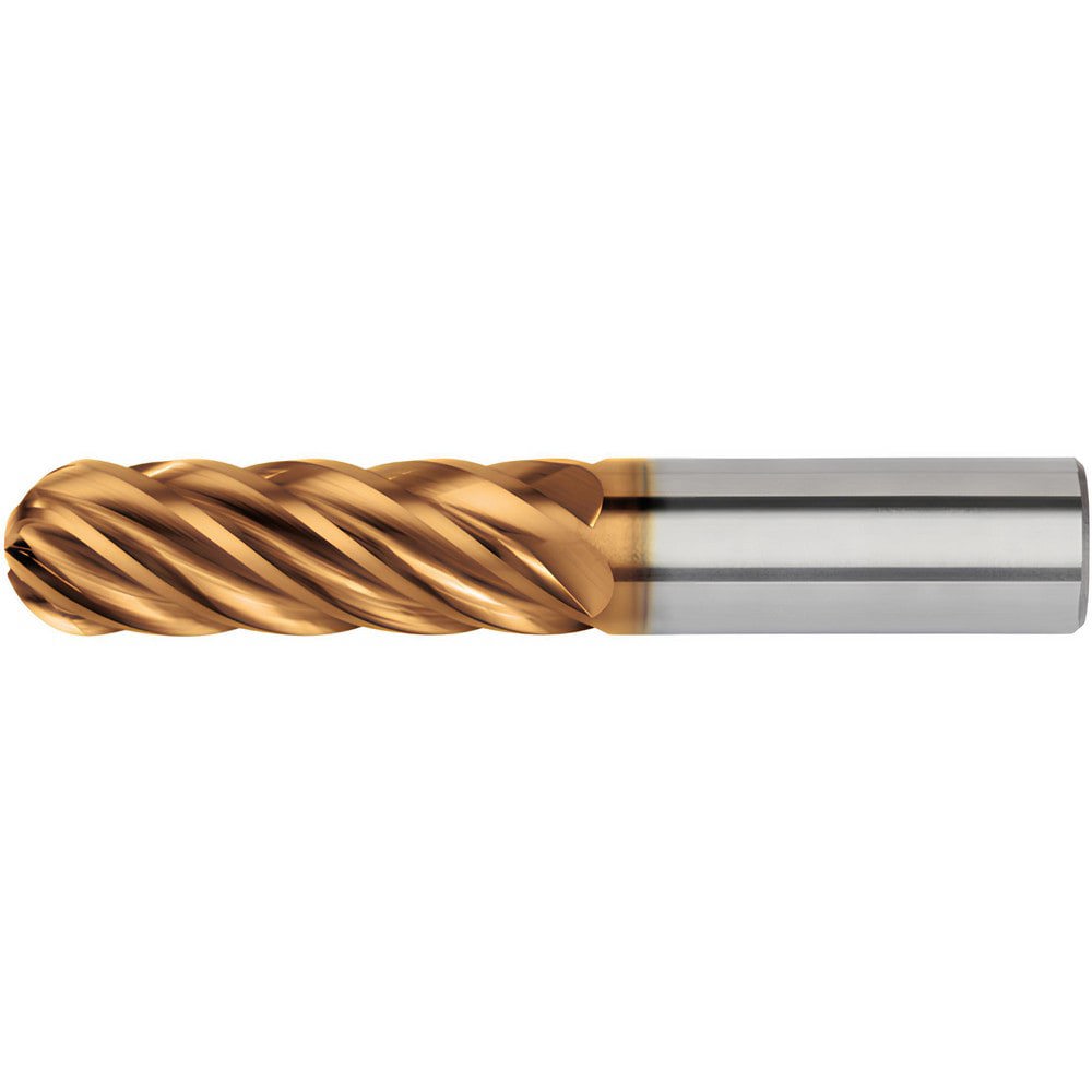 Ball End Mills; Mill Diameter (Inch): 1/2 ; Mill Diameter (Decimal Inch): 0.5000 ; Number Of Flutes: 6 ; End Mill Material: Solid Carbide ; Length of Cut (Decimal Inch): 2.0000 ; Length of Cut (Inch): 2