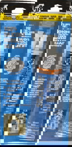 Joint Sealant: 2.8 oz Tube, Clear, RTV Silicone