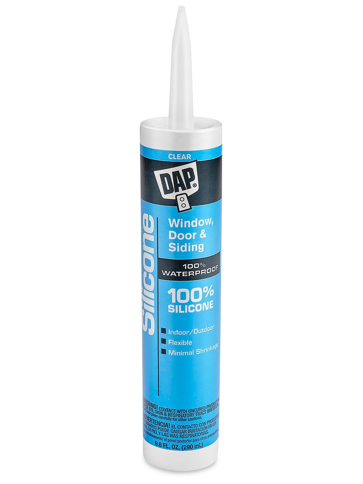 Joint Sealant: 10.1 oz Tube, Clear, RTV Silicone