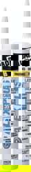 Caulk: 10.1 oz Cartridge, Clear, Acrylic & Latex