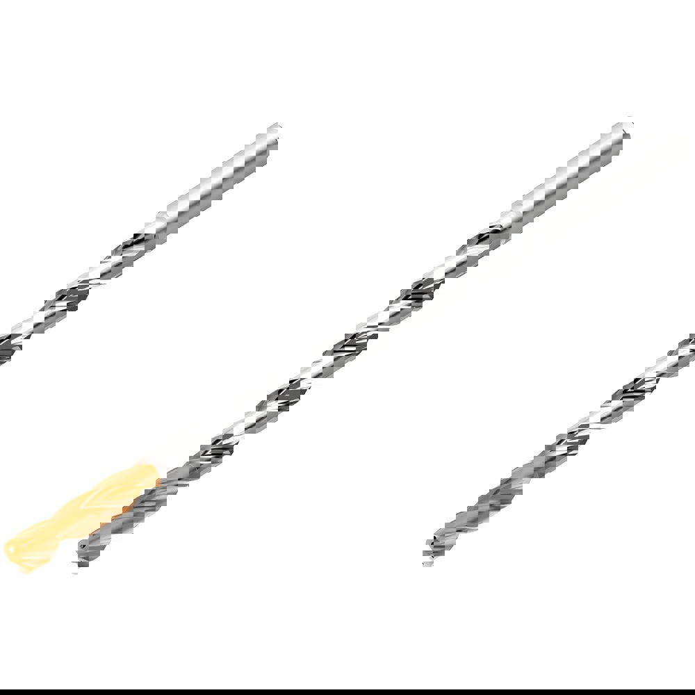 Extra Length Drill Bits; Drill Bit Size (mm): 7.94 ; Overall Length (mm): 181.0000 ; Tool Material: Solid Carbide ; Coating/Finish: AlCrN; TiAlN ; Coolant Through: Yes ; Flute Type: Spiral
