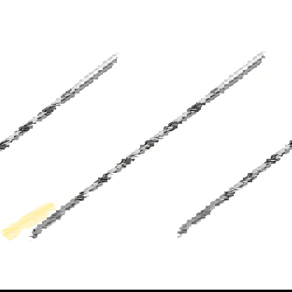 Extra Length Drill Bits; Drill Bit Size (mm): 7.54 ; Overall Length (mm): 221.0000 ; Tool Material: Solid Carbide ; Coating/Finish: AlCrN; TiAlN ; Coolant Through: Yes ; Flute Type: Spiral