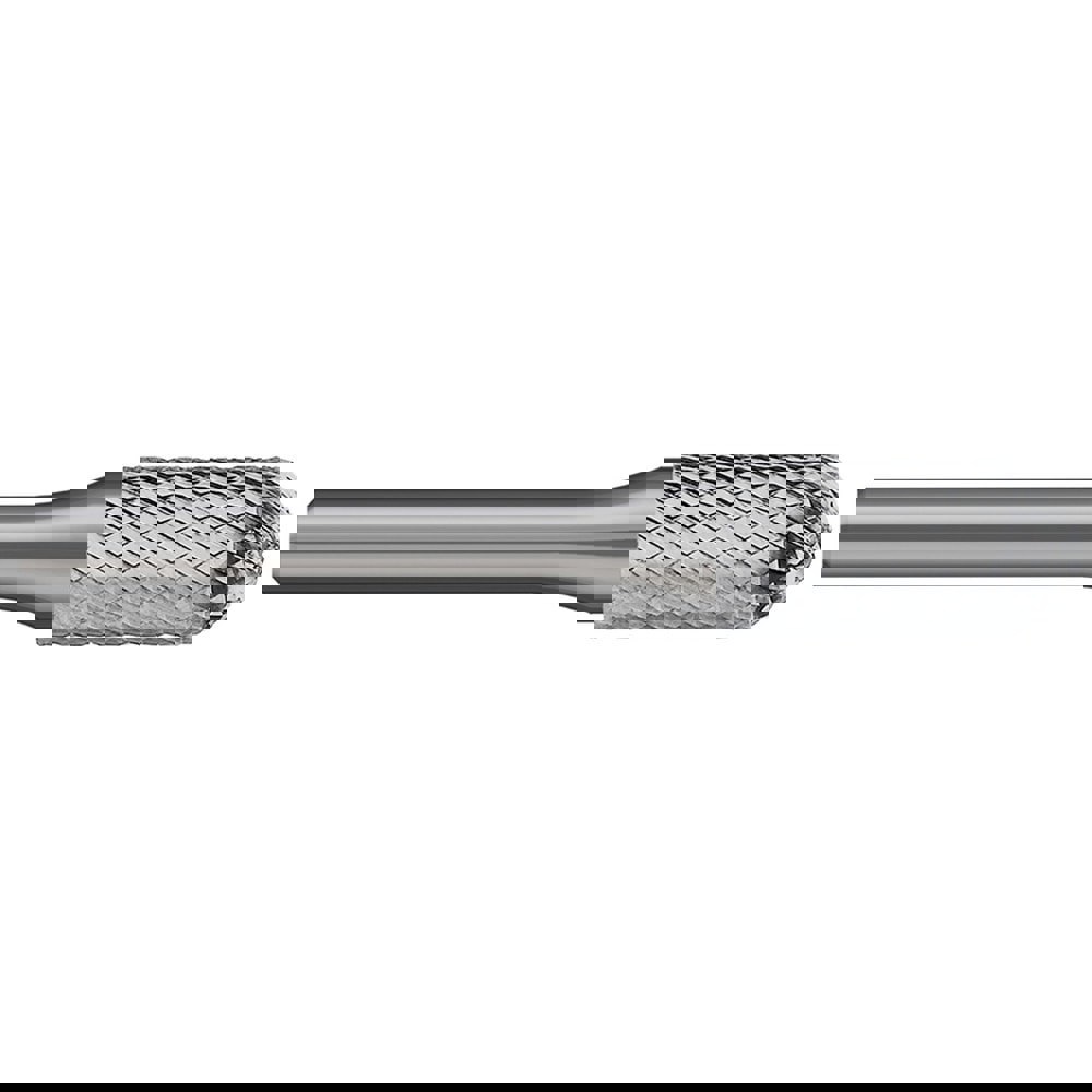 Burrs; Industry Specification: SC-51 ; Head Shape: Ball Nose Cylinder ; Cutting Diameter (Inch): 1/2 ; Cutting Diameter: 0.5000 ; Tooth Style: Double Cut ; Overall Length (Inch): 2-3/4