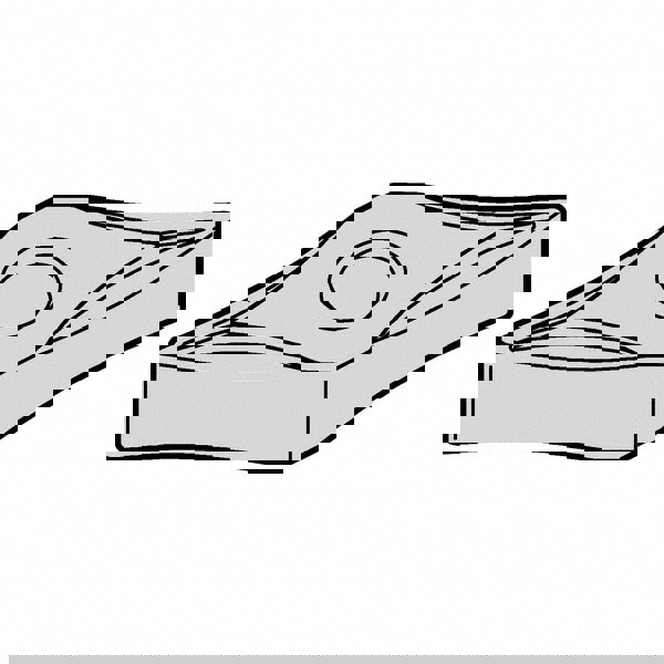 Turning Inserts; Relief Angle: 0.000 ; Corner Radius (mm): 0.40 ; Corner Radius (Inch): 1/64 ; Corner Radius (Decimal Inch): 0.0157 ; Included Angle: 35 ; Manufacturer Grade: KCU10B