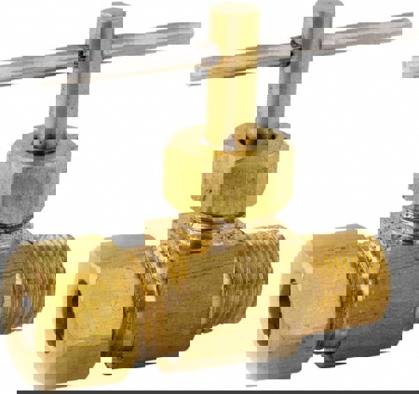 Needle Valve: Straight, 1/4 x 1/4