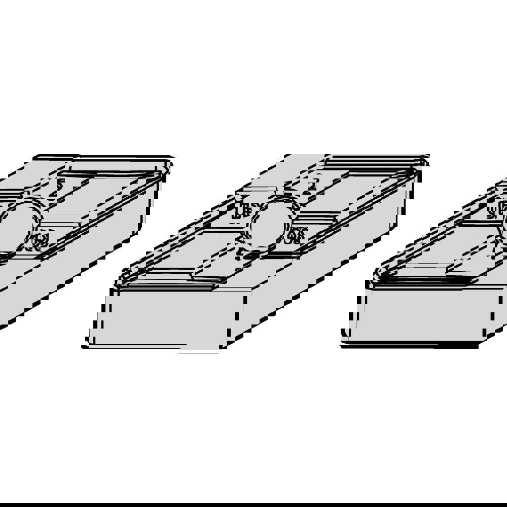Turning Inserts; Relief Angle: 0.000 ; Corner Radius (mm): 0.40 ; Corner Radius (Inch): 1/64 ; Corner Radius (Decimal Inch): 0.0157 ; Included Angle: 35 ; Manufacturer Grade: KCU10B